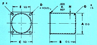 Dimensional Drawing for Specials - Round Cans with Flange - 3